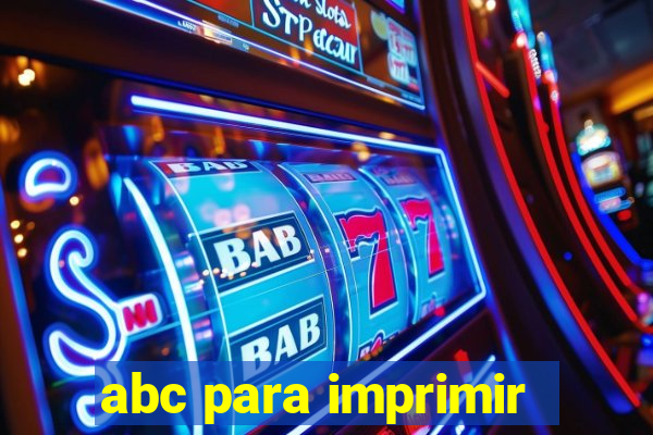 abc para imprimir